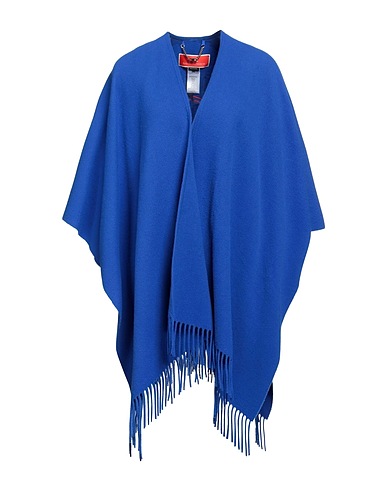 ELISABETTA FRANCHI Cloak Bright blue 100% Wool