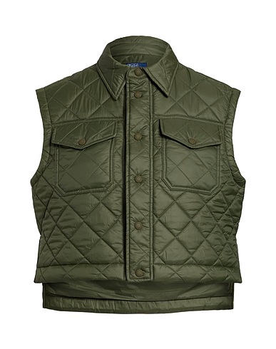 POLO RALPH LAUREN Jacket Military green 100% Recycled nylon