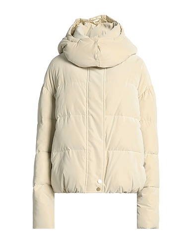 PATRIZIA PEPE Shell jacket Beige 100% Polyurethane
