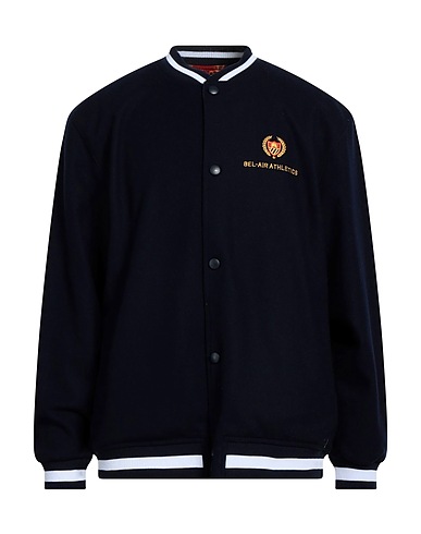 BEL-AIR ATHLETICS Blouson Bleu nuit 50% Laine, 50% Polyester