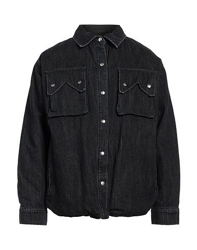 RHUDE Denim jacket Black 100% Cotton
