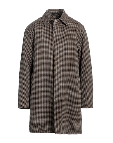 SANTANIELLO Cappotto Marrone 100% Cotone, Poliestere