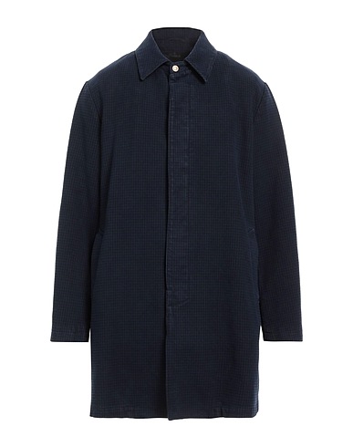 SANTANIELLO Coat Navy 100% Cotton