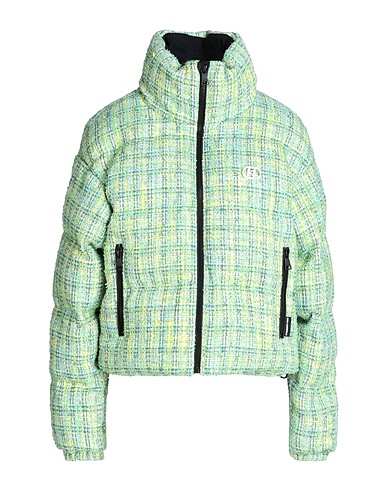KARL LAGERFELD Shell jacket BOUCLE PUFFER JACKET
 Light green 100% Polyester