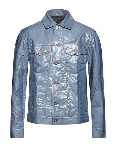 HAND PICKED Jacket Pastel blue 100% Cotton