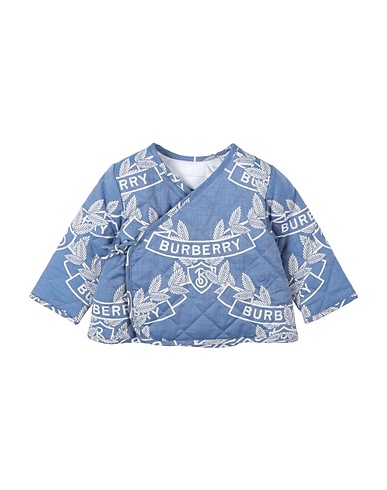 BURBERRY Jacket Light blue 100% Cotton