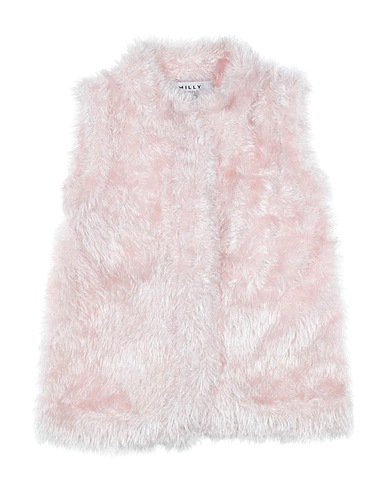 MILLY Teddy Coat Rosa chiaro 100% Nylon