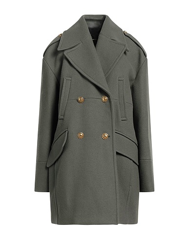 PINKO Caban e doppio petto Verde scuro 75% Lana, 25% Poliammide
