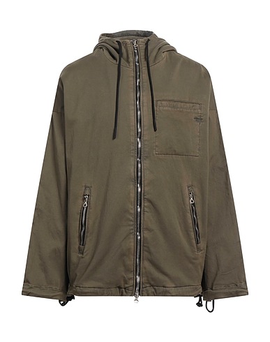 DIESEL デニムブルゾン D-HENNES JOGG
 ミリタリーグリーン コットン 90% / ポリエステル 8% / ポリウレタン 2%