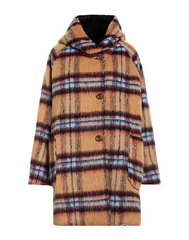 OOF WEAR Coat Camel 90% Polyester, 10% Wool