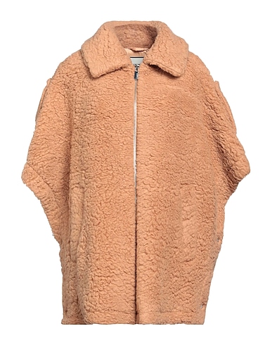 MAX & MOI Teddy Coat Cammello 61% Lana Vergine, 27% Poliammide, 12% Poliestere