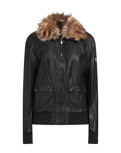 YES ZEE by ESSENZA Bomber Black 60% Polyurethane, 40% Viscose