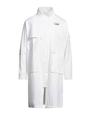 C2H4 Lange Jacke Weiß 100% Baumwolle