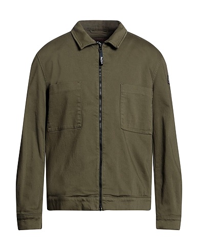 THREE STROKE ブルゾン ミリタリーグリーン コットン 98% / ポリウレタン 2%