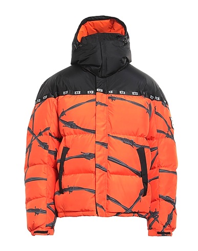 313 TRE UNO TRE Shell jacket Orange 100% Polyester
