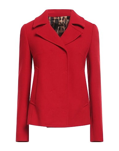 DOLCE&GABBANA Blazer Tomato red 100% Virgin Wool