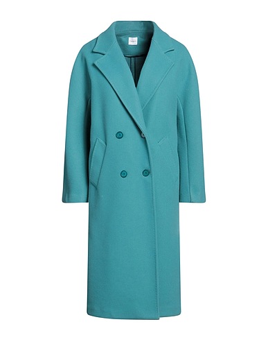 ELEONORA STASI Coat Pastel blue 100% Polyester