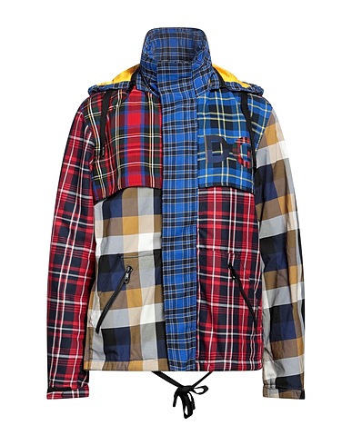 DOLCE&GABBANA Coat Blue 80% Polyamide, 20% Cotton, Polyester