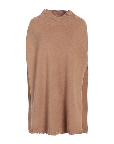 EMMA & GAIA Cloak Light brown 100% Cashmere