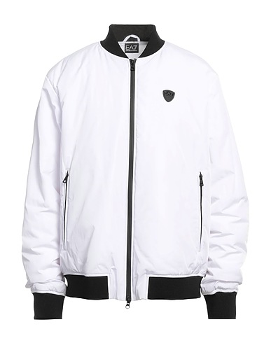 EA7 Jacket White 100% Polyester