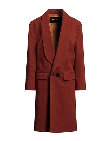 DSQUARED2 Caban et veste croisée Marron 70% Laine, 30% Polyamide