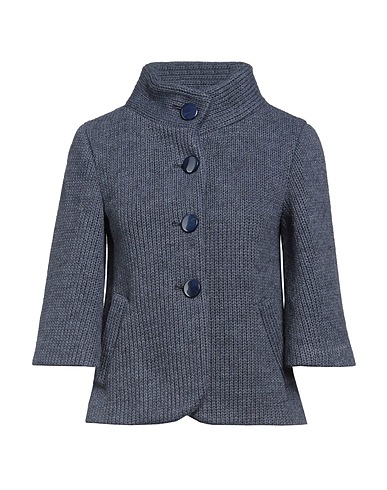 EMMA & GAIA Jacket Blue 50% Wool, 50% Acrylic