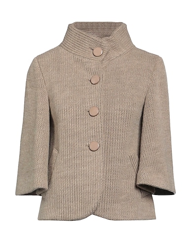 EMMA & GAIA Jacket Beige 50% Wool, 50% Acrylic