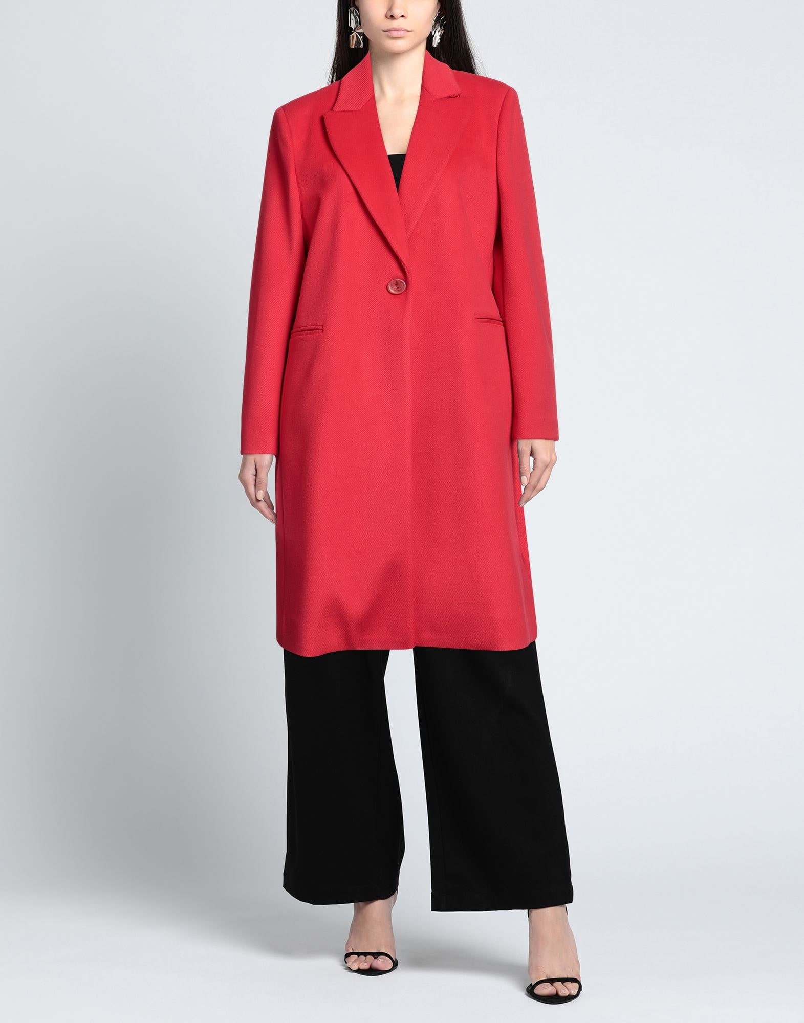 ELEONORA STASI コート＆ブルゾン | コート レッド レディース | YOOX