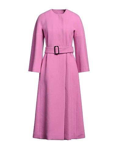 MANTÙ Coat Mauve 75% Wool, 19% Polyamide, 5% Polyester, 1% Cotton
