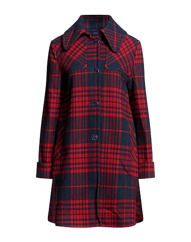 JACOB COHЁN Coat Navy blue 48% Cotton, 36% Wool, 14% Polyamide, 2% Other Fibres, Elastane