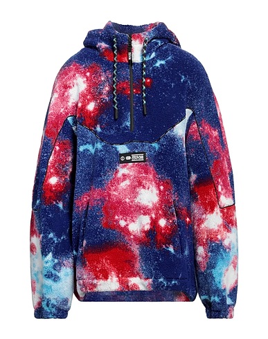VERSACE JEANS COUTURE Hooded sweatshirt Purple 55% Acrylic, 45% Cotton