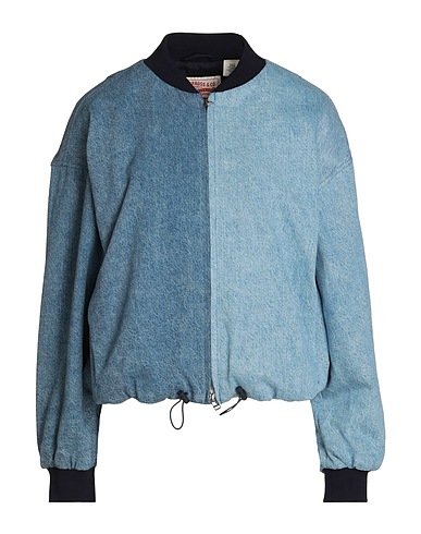 LEVI'S Denim jacket XS BABY JACKET Blue 79% Cotton, 21% Lyocell