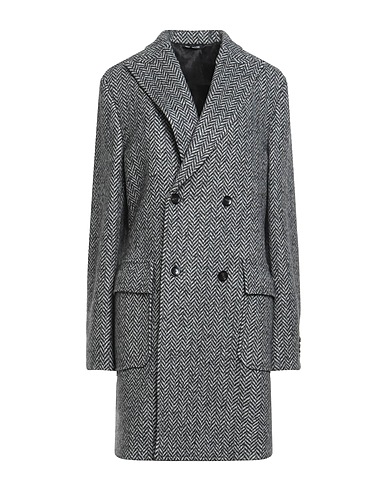 TONELLO Coat Black 100% Virgin Wool