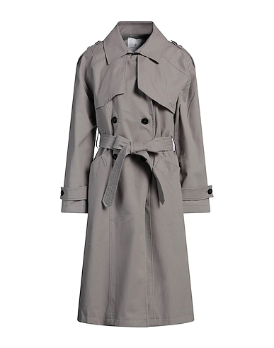 ANINE BING Double breasted pea coat Grey 100% Cotton