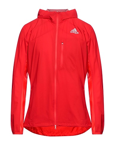 ADIDAS Jacke Rot 100% Nylon, Polyurethan, Polyester