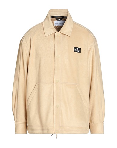 CALVIN KLEIN JEANS Jacke Beige 100% Polyester