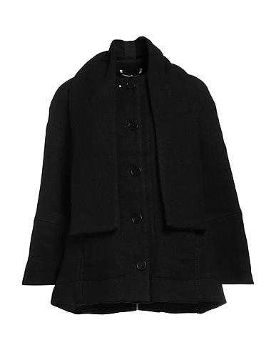 HIGH Coat Black 48% Virgin Wool, 39% Hemp, 11% Nylon, 2% Cotton