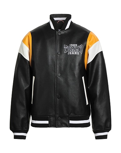 TOMMY JEANS Blouson Noir 100% Polyuréthane