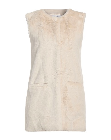 CARACTÈRE Teddy Coat Off white 100% Poliestere