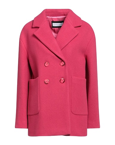 CARACTÈRE Coat Magenta 80% Virgin Wool, 20% Recycled polyacrylic