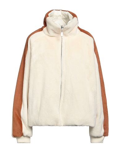 MAX & MOI Teddy Coat Cream 100% Polyester
