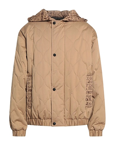 VERSACE JEANS COUTURE Mantel Kamel 97% Baumwolle, 3% Elastan