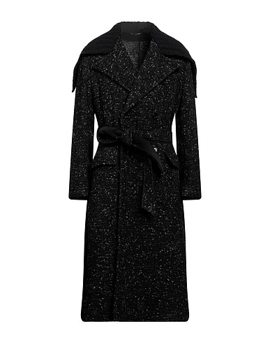 DOLCE&GABBANA Coat Black 38% Wool, 33% Alpaca wool, 15% Nylon, 14% Cotton