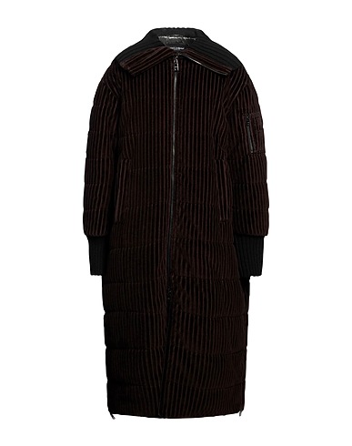DOLCE&GABBANA COATS & JACKETS Dark brown Cotton, Nylon