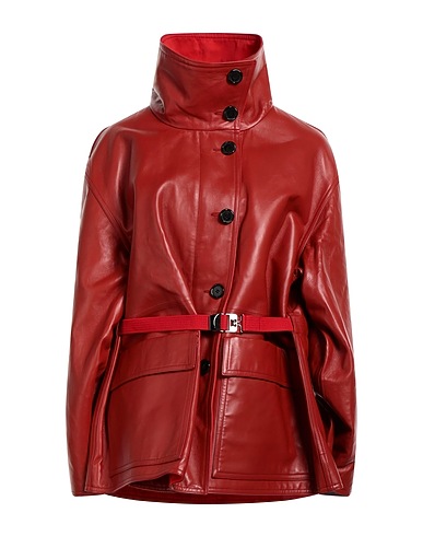 MARNI Jacket Brick red 100% Lambskin