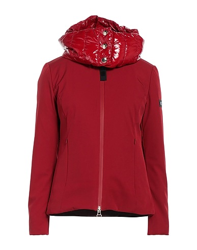 UP TO BE Jacket Red 93% Polyester, 7% Elastane