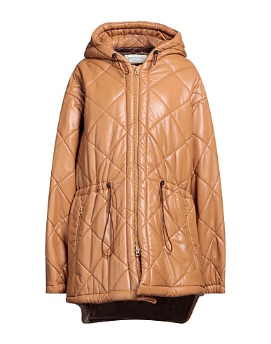 DRIES VAN NOTEN Shell jacket Camel 47% Polyester, 27% Polyurethane, 21% Viscose, 5% Other Fibres