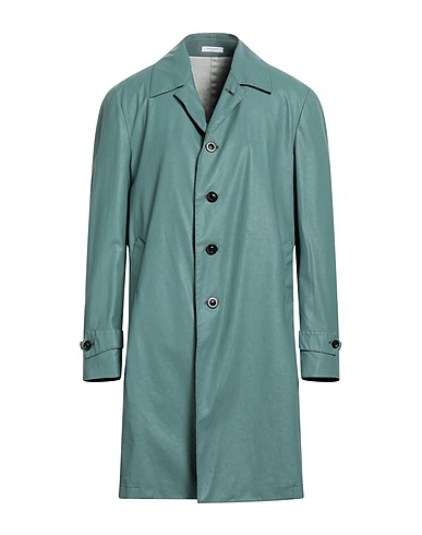 BOGLIOLI Full-length jacket Sage green 100% Virgin Wool