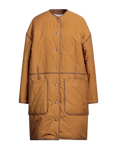 MAISON KITSUNÉ Coat Camel 100% Cotton