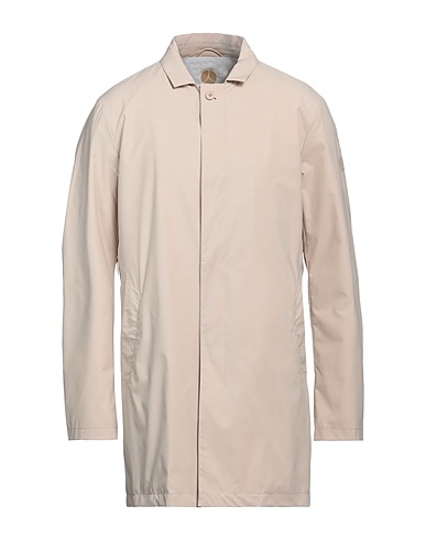 PEOPLE OF SHIBUYA Full-length jacket Beige 50% Recycled polyester, 50% Polyester